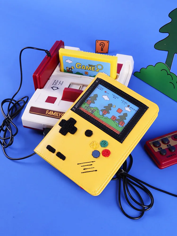 Kinbor-Cuaderno de juegos A6, planificador de calendario con autorelleno, mano bonita con dibujos animados para niños, Cuenta de mano, diario, juego infantil