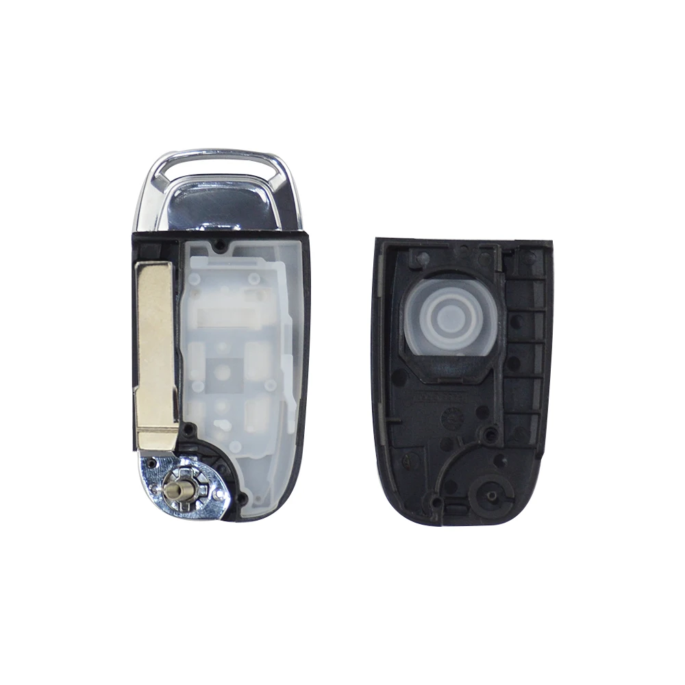 OkeyTech 3 Buttons Modified Flip Folding Remote Car Key Shell For VW VOLKSWAGEN Caddy Golf Jetta Beetle Polo Tiguan Car Key Case