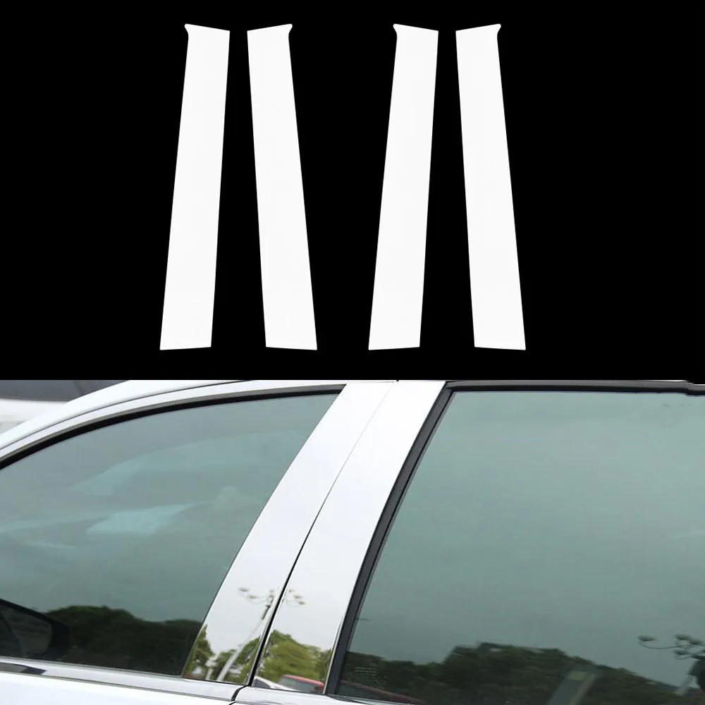 

For Chevrolet GMC/SIERRA 2014-2018 Car Exterior Window Pillar Cover Trim Styling Stainless Steel Auto Moldings 4Pcs