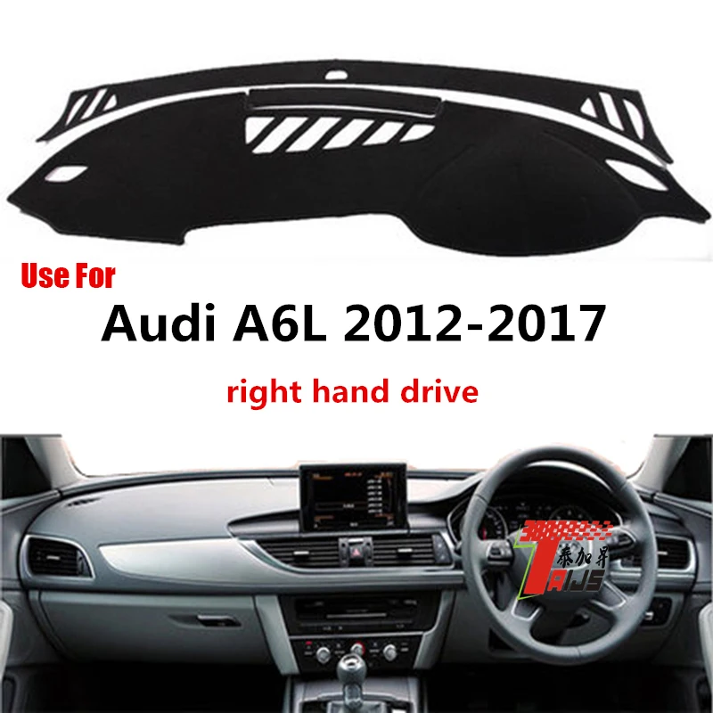 

TAIJS Factory articles para autos Polyester Fibre Car Dashboard Cover For Audi A6L 2012 13 14 15 16 17 Right hand drive