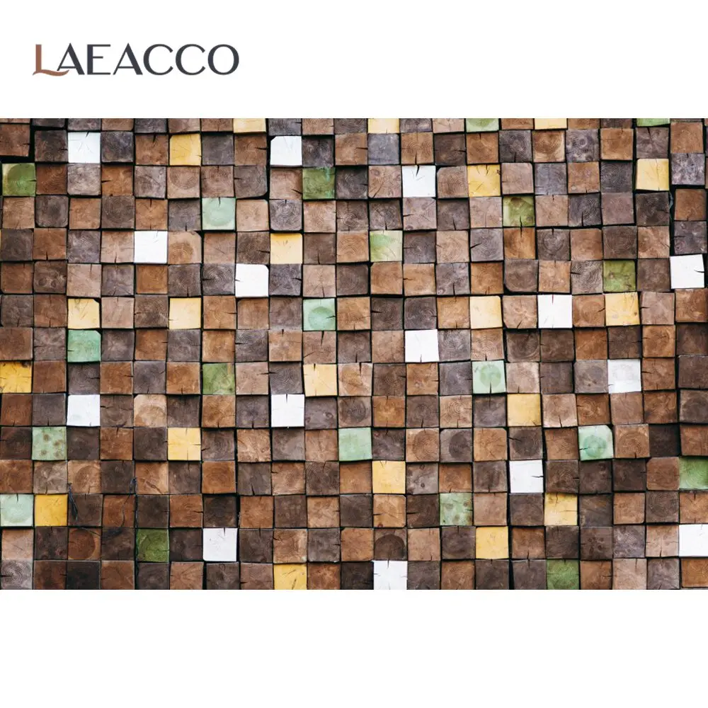 Laeacco уникальный 3D дерево куски стены из синтетической ткани вечерние Декор Фотофон фотографический фон, фото-декорации цифровой реквизит для фотостудии фон