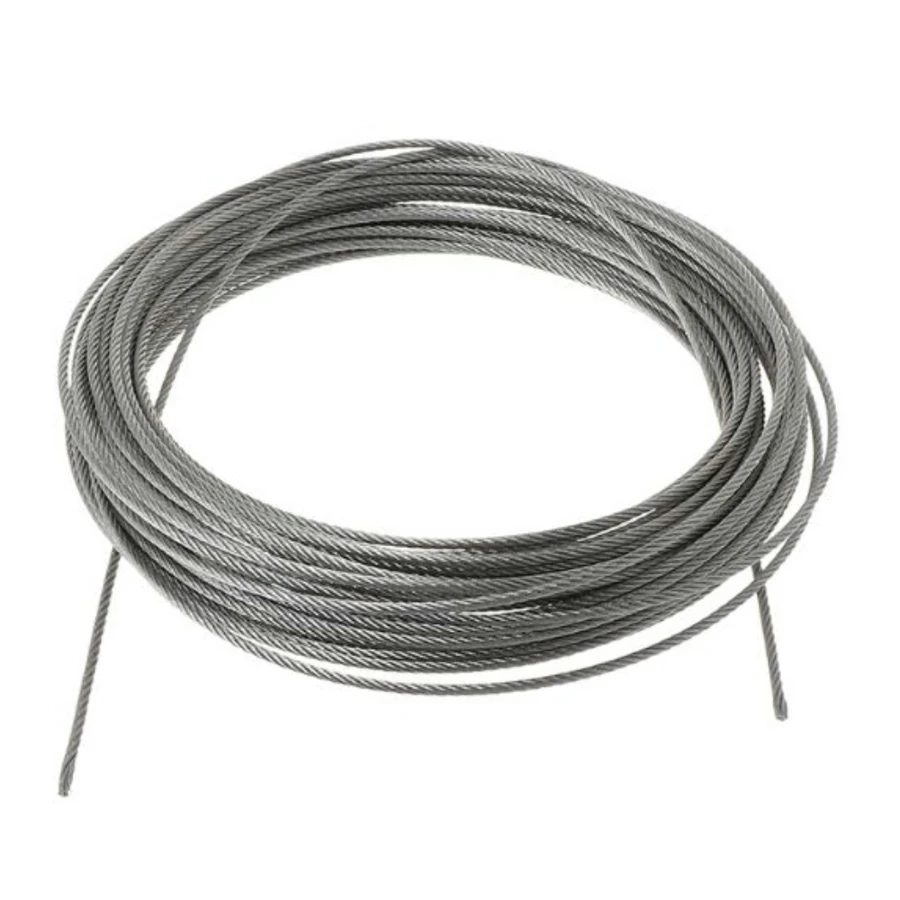 

100M Diameter 1MM 1.5MM 2MM Steel Flexible Wire Rope Soft Cable Stainless Steel Clothesline