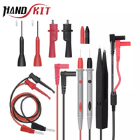 Electrical Multimeter Test Lead Kit with Alligator Clips Test Hook Test Probes Lead Professional Kit Test Cables 1000V 10A