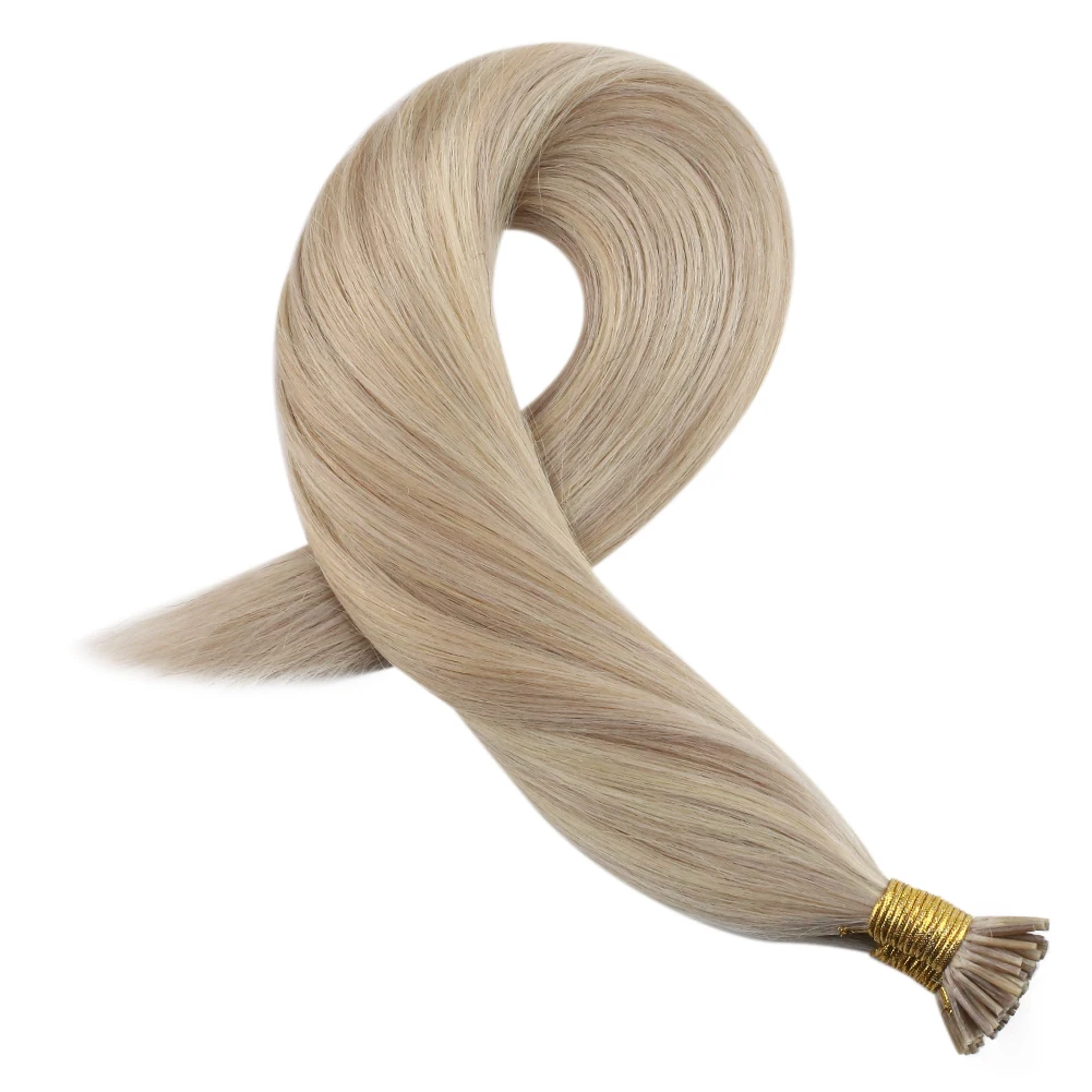 Moresoo Itip Menschliches Haar Extensions 100% Maschine Remy Haar Verbundenes Haar Extensions Keratin Stick Spitze ICH Haar Gerade 50s 40g