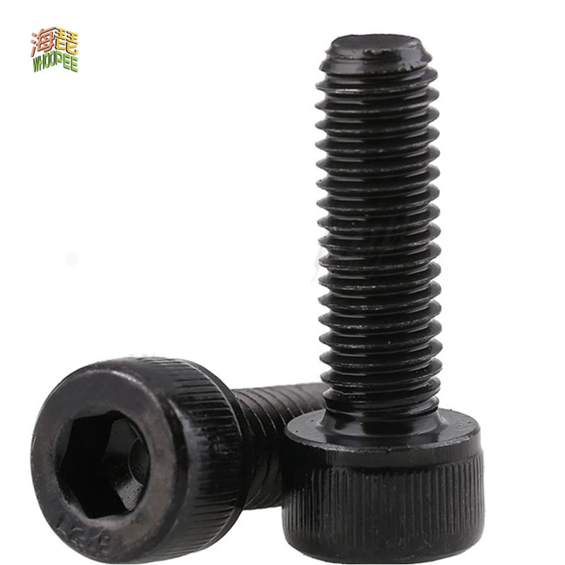 5-50pcs Hexagon Hex Socket Cup Head Screw Bolts M1.6 M2 M2.5 M3 M4 M5 M6 M8 M10 12.9 Grade Carbon Steel Allen Screw