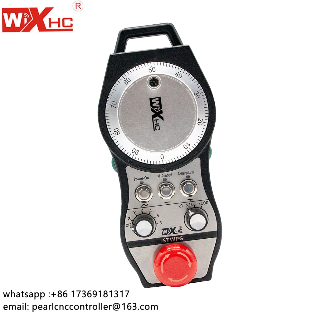 STWGP CNC Spare Part  CNC Tool CNC Controller 6 Axis MPG Pendant Wireless Electronic Handwheel Aluminum Encoder for Hole Drill