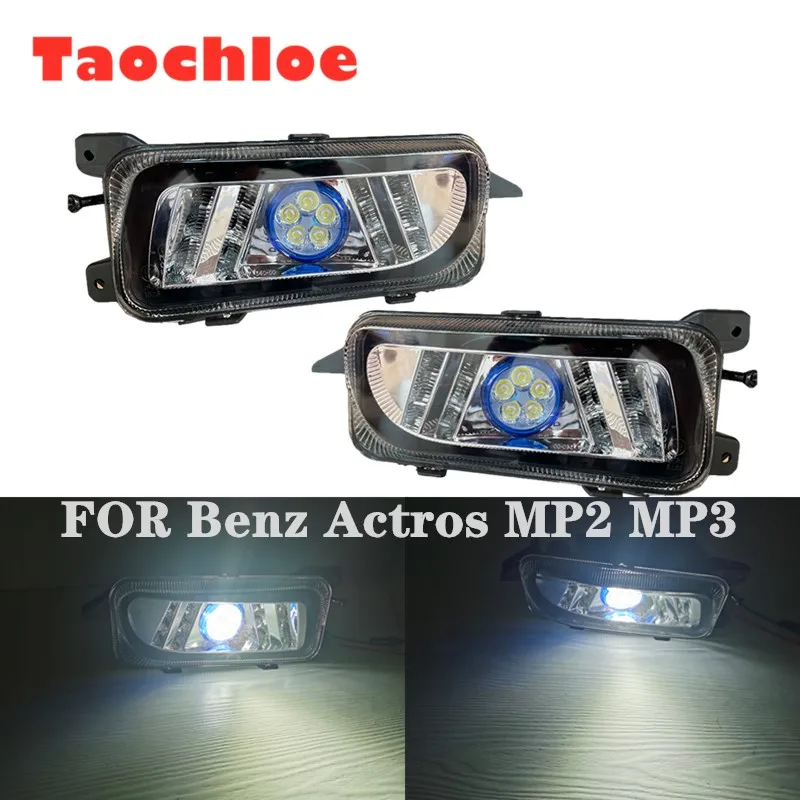 

1 шт. RH LH светодиодный ная противотуманная фара для benz actros mp2Truck lights Actros MP3 противотуманная фара для грузовиков 9438200156 9438200056 Emark одобрено