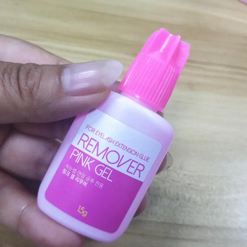 15g Korea Pink Gel Remover For Eyelash Extensions Glue Professional Lash Non-irritating Adhesive Glue Removal Makeup Tools