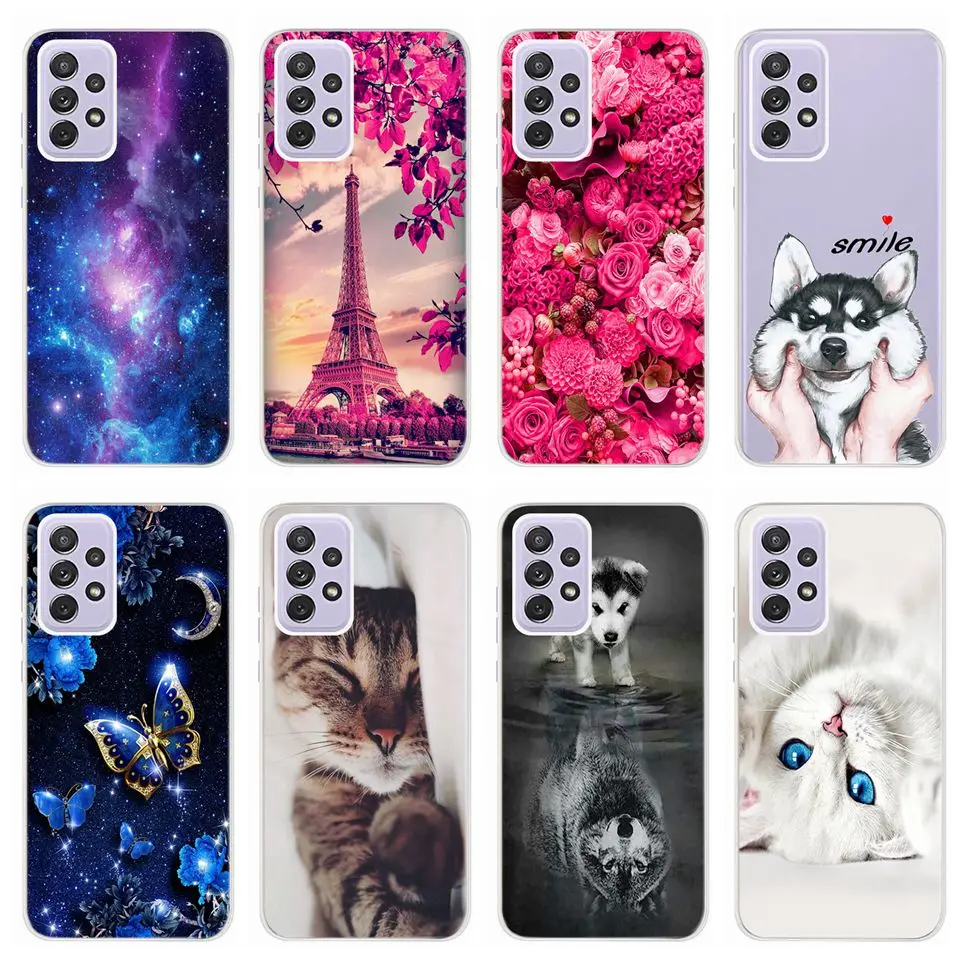 Soft Silicone Slim Phone Case For Samsung A72 Case Mobile Phone Protector Bumper Samsung Galaxy A72 5G A 72 A725F Samsung A72 4G