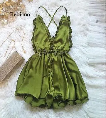 Fashion Women Sexy Sleepwear Style Jumpsuit Rompers Clubwear Playsuit Trousers 3 color