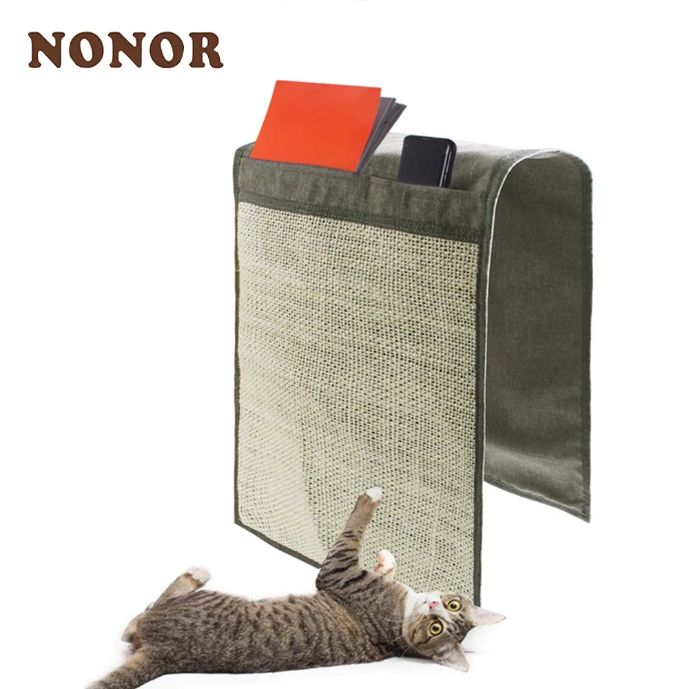 NONOR Cat Scratcher Sisal Mat Board Cats Paw Toy Sharpen Nails Scraper Sofa Furniture Protector Claw Care  когтеточка для кошек