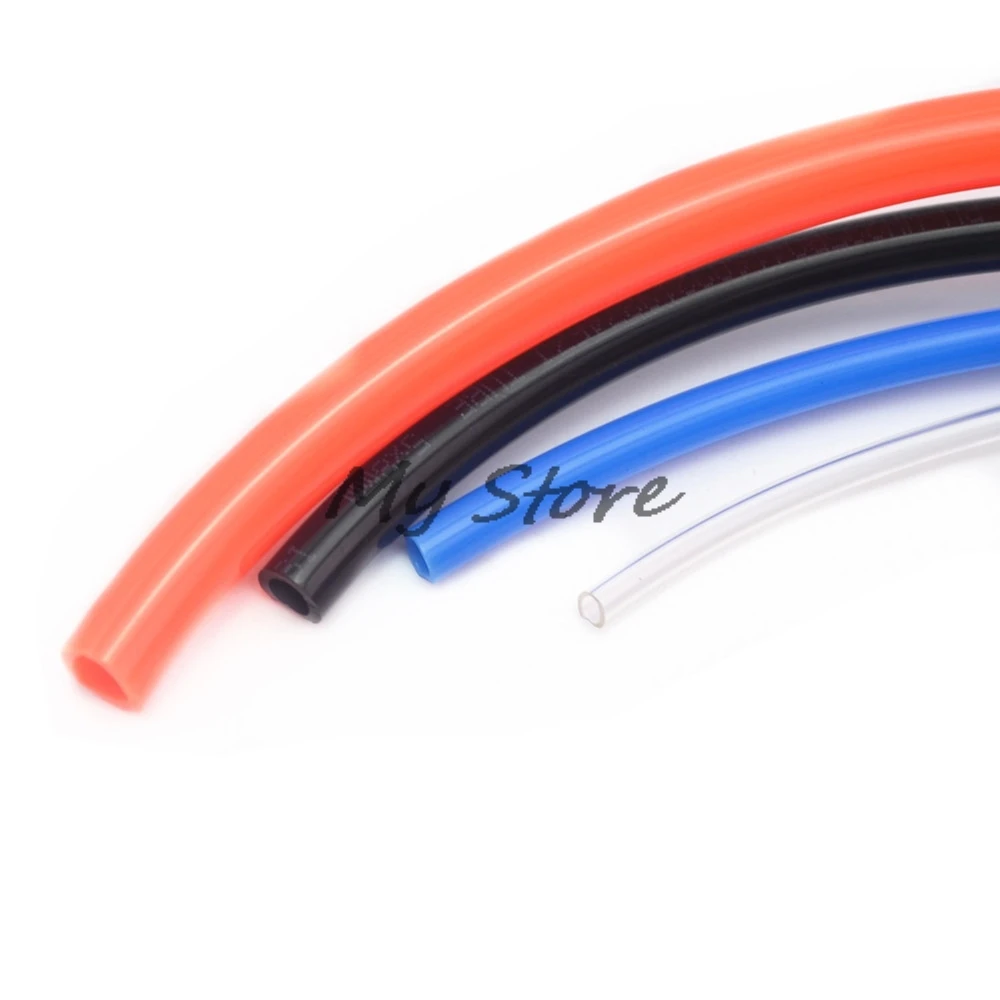 1Meter Pneumatische Komponente PU Rohr Luft Schlauch Rohr 4*2,5mm 6*4mm 8*5mm 10*6,5mm 12*8mm 14*10mm