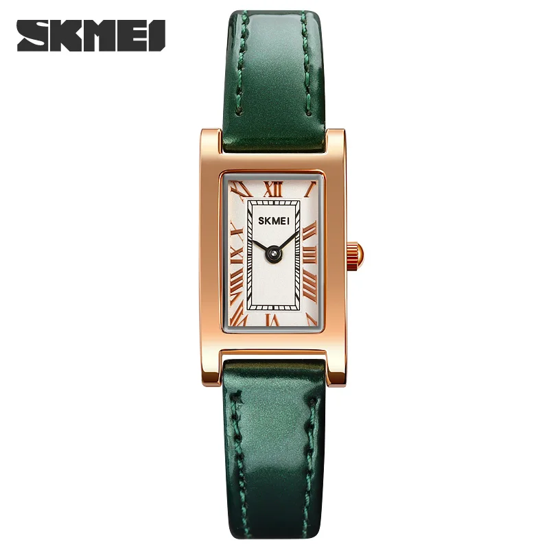 2021 New Women's Quartz Watch Luxury Brand SKMEI Wristwatch Ladies Casual Dress Bracelet Leather Quartz Watches Original Design