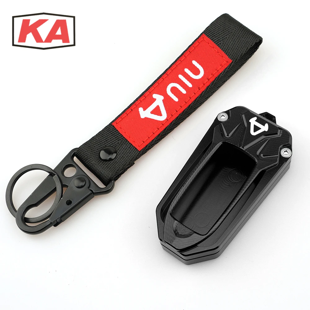 

For Niu N1 N1s U+ M1 Scooter Electric Bike Key Shell Case Controller Cover Remote Control Keychain Keyring Key Holder