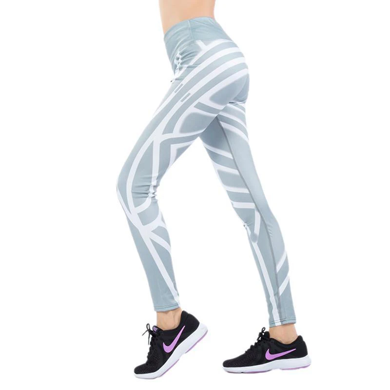 

2022 Striped Printed Slim Yoga Pants Leggings Sexy Warm Jeggings Womens Clothing Pants High Waist Leggings Sport Female Fitness