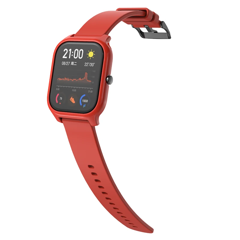 Ремешок на запястье для Xiaomi Huami Amazfit GTS, силиконовый браслет 20 мм, защитный чехол, аксессуары для Amazfit GTS Band
