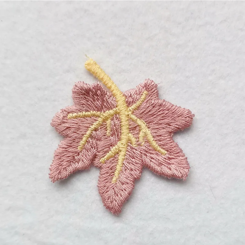 30 Stück/Set, 5 x 4 cm, bestickte Blatt-Applikationen zum Aufnähen, für DIY-Kleidung, Hüte, Nähzubehör, Haarspangen, Stoffdekoration, Aufnäher. – Detail 6