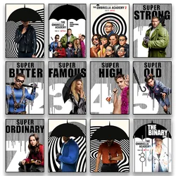 Umbrella Academy Classic TV Comedy Poster Canvas Prints Retro Prints Modern Home Wall Art Decoration Room Mural Decoration