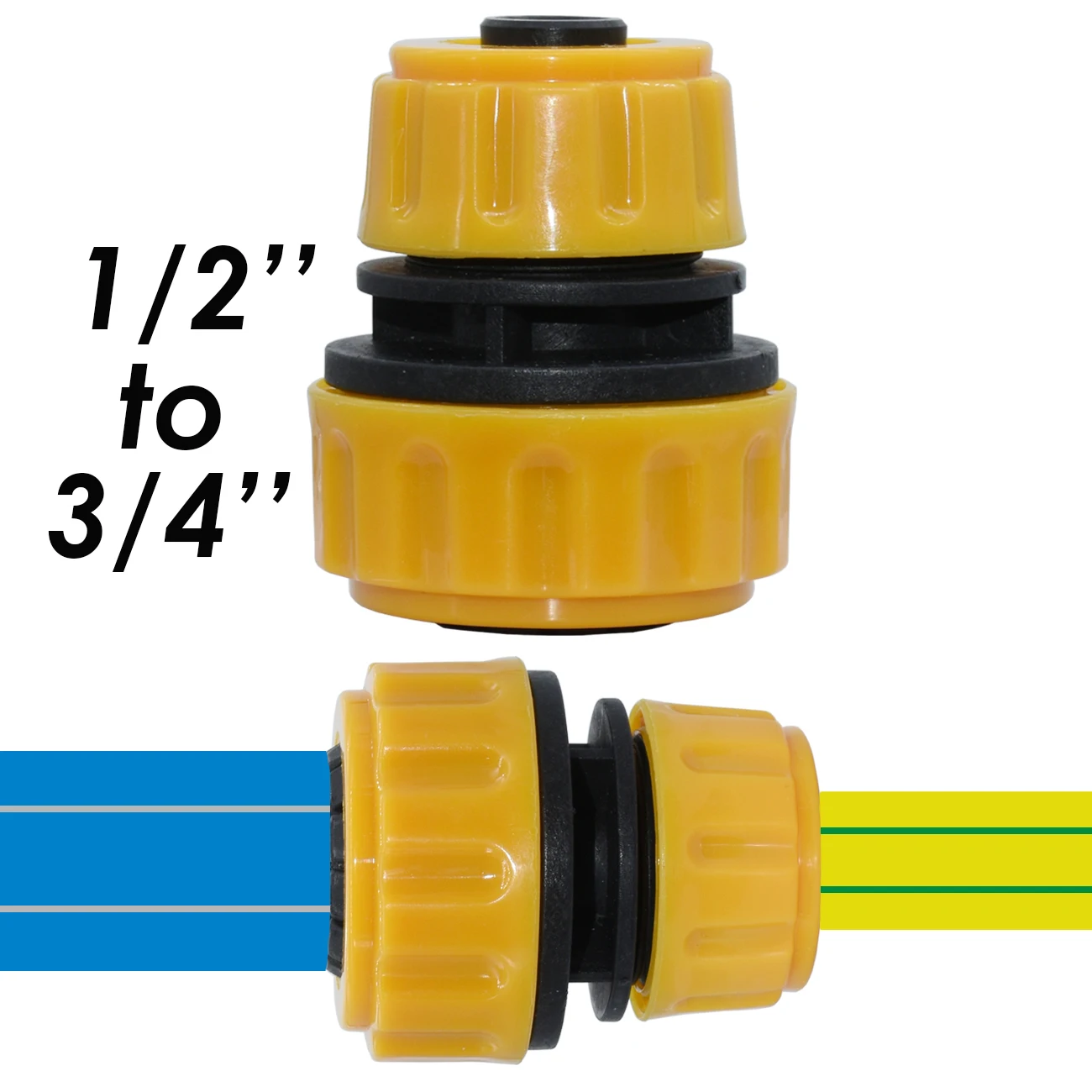 KESLA 2 sztuk wody z kranu rura wąż 3/4 \'\'do 1/2\'\' adapter montaż szybkie złącze rury naprawy uniwersalne narzędzia ogrodowe cieplarnianych