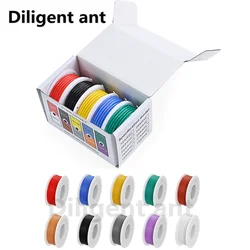 Color boxed combination 1007 wire 24awg 26 28 30 22AWG 18AWG 16AWG PVC electronic wire