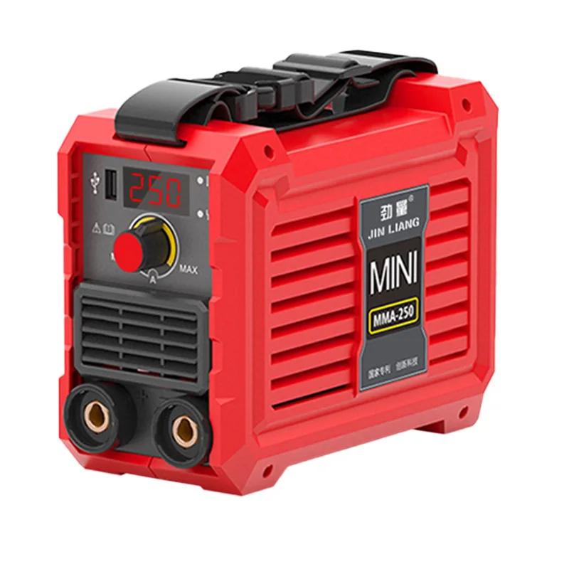 Electric welding machine DC spot welding 220V small MMA-250 inverter European and American handheld copper core welding