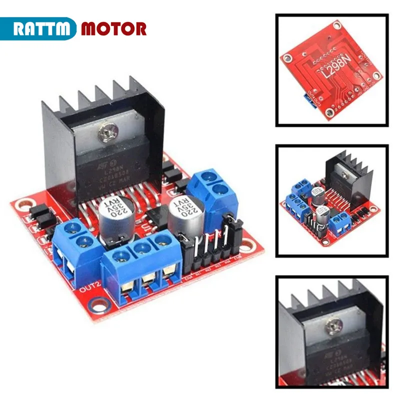 3Pcs of L298N DC Motor driver board Module Dual H Bridge Controller Board for Arduino