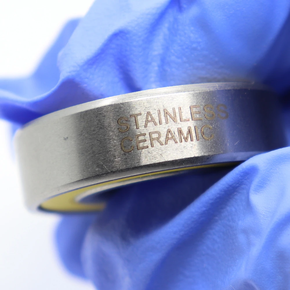 6001-2RS Łożysko nierdzewne 12 * 28 * 8 mm 1 PC ABEC-3 6001 RS Piasta rowerowa Przednie tylne piasty Koło 12 28 8 Łożyska kulkowe ceramiczne — zdjęcie 6