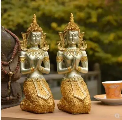 

SOUTHEAST ASIAN STYLE BUDDHA STATUES, HOME FURNISHINGS, CREATIVE RETRO RELIGIOUS ORNAMENTS