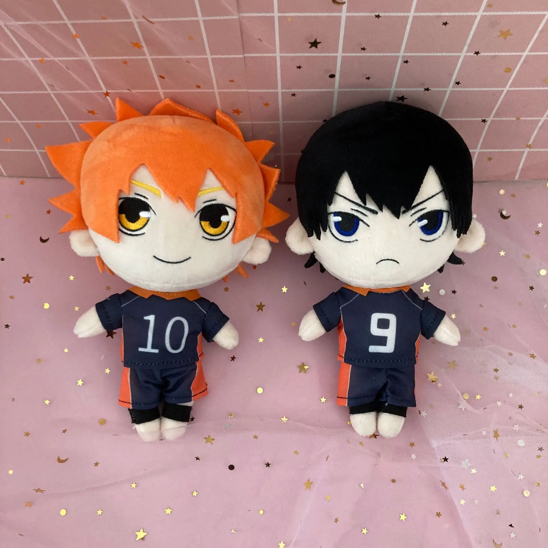 Anime Haikyuu Plush Doll Toy Tobio Kageyama Shoyo Hinata Kuroo Tetsurou Soft Stuffed Pillow Collection Gift Size 20cm