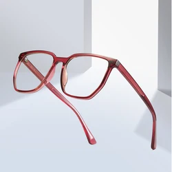 Full Rim Square Glasses Frame Plastic Prescription Eyewear New Arrival Blue Light Blocking UV400 Anti-Reflective Coating