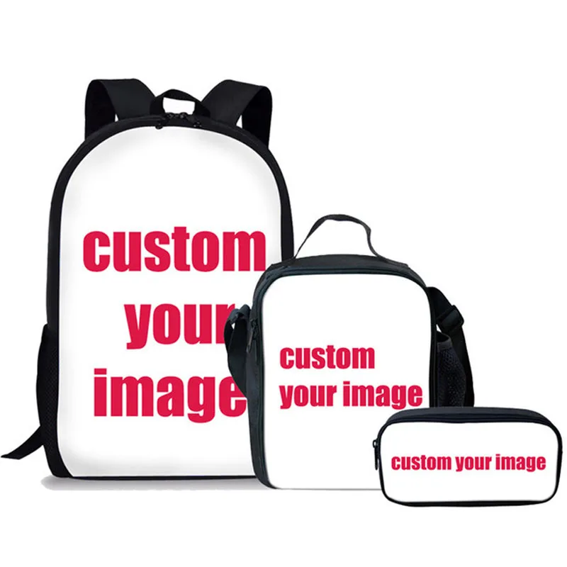 

Custom Your Image/Logo 3D Children School Bags for Girls Boys Student Book Bag Kids Backpack Schoolbag Bookbag mochila escolar