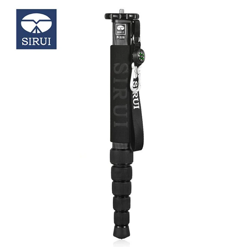 SIRUI P-326 Portable Tripod Carbon Fiber Monopod For Iphone Sumsang Digital Camera Tripod For Gropo