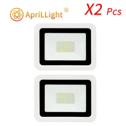 2pcs/lot LED Floodlight 10W 20W 30W 50W 100W AC 220V 230V 240V Reflector LED Spotlight Outdoor IP68 Waterproof Flood Light