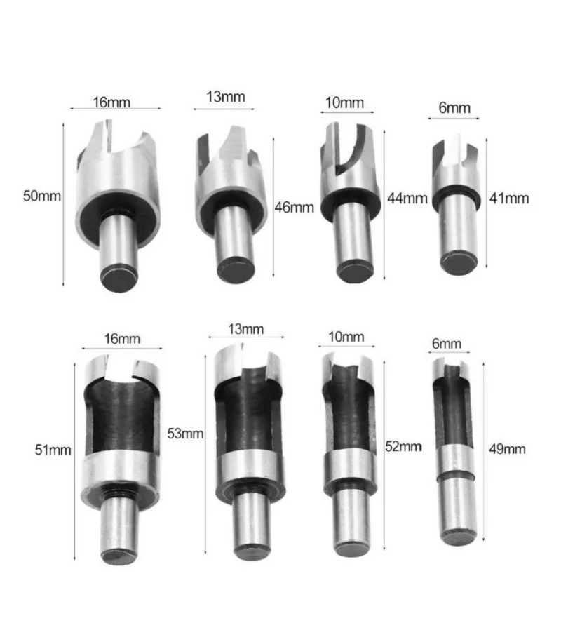 Kayu Plug Lubang Cutter Bor Bit Woodworking Alat