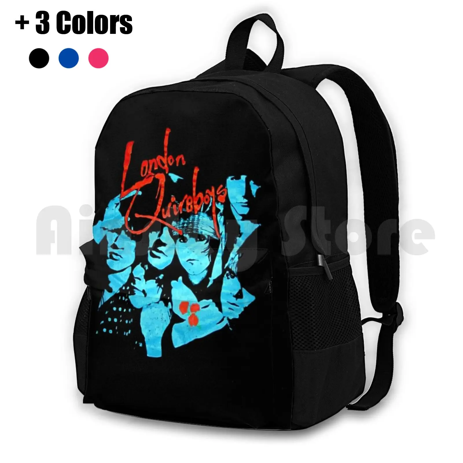 London Quireboys Outdoor Hiking Backpack Waterproof Camping Travel London Quireboys English London The Quire Boys Band Retro