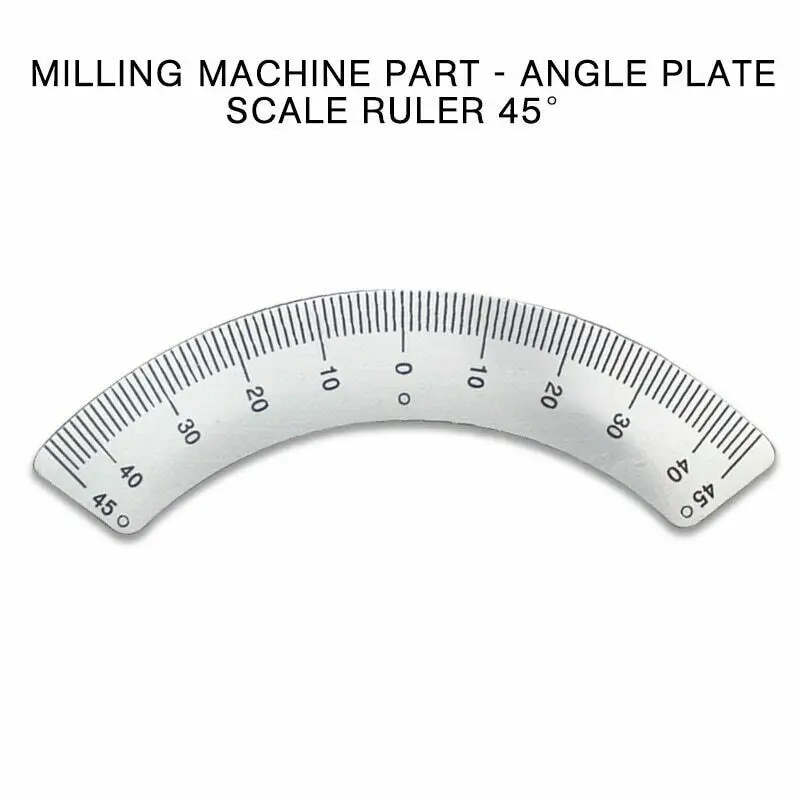 

1 PC Protractors Milling Machine Part Angle Plate Scale ruler 45° Measuring Tools