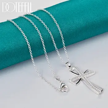 10 最佳銷售 925銀十字項鍊 - №8