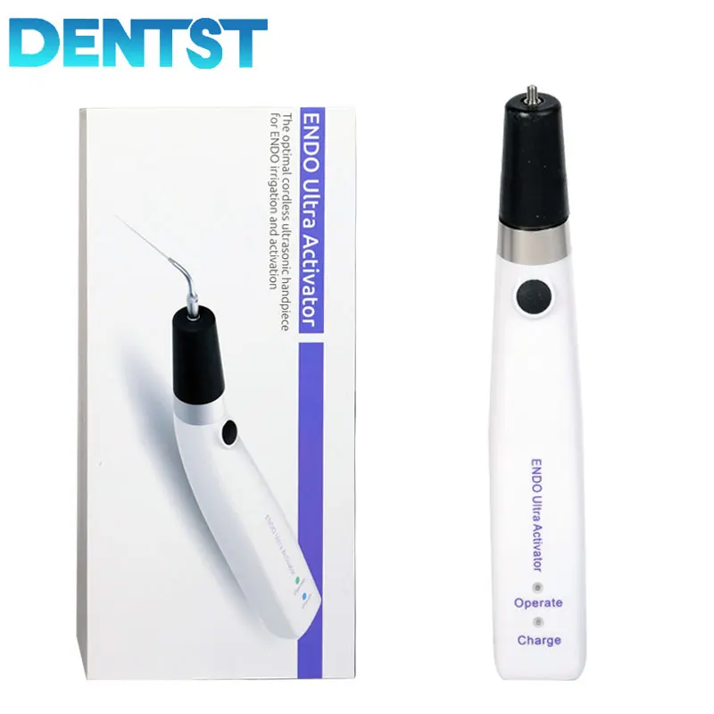 Dental Root Canal Treat Endodontic Cordless Ultrasonic Activation Irrigator Handpiece 6 Tips Root Canal Treatment