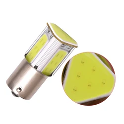 1156 P21W BA15S 1157 P21/5W BAY15D 4 COB LED Car Lights Turn Signal Light Brake Parking Backup Reverse Tail Lamp 12V White Blue