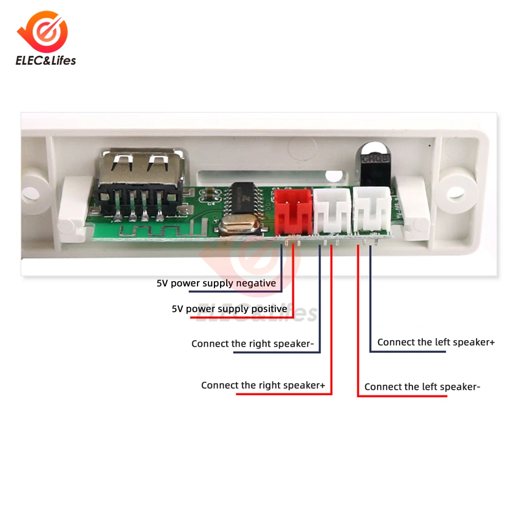 DC 4.2-5V DIY Bluetooth Speaker Production and Assembly Electronic Welding Kit Teaching Practice DIY Electronic Kit 3W+3W