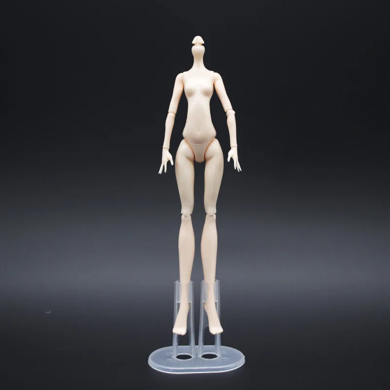 Doll Figure Body Multi-Joints Movable Doll Body Toy 23cm Doll Toy To Fit Many Heads White Green Brown Monstering High Doll Body