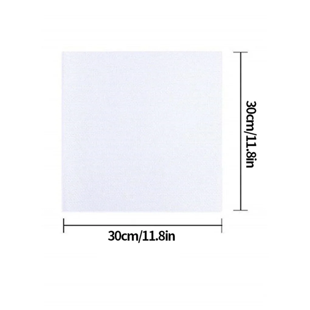 14CT Aida Cloth Diy Cross Stitch Cloth Cotton Embroidery Fabric Mesh Embroidery Crafting Canvas Sheets 30x45cm 30x30cm