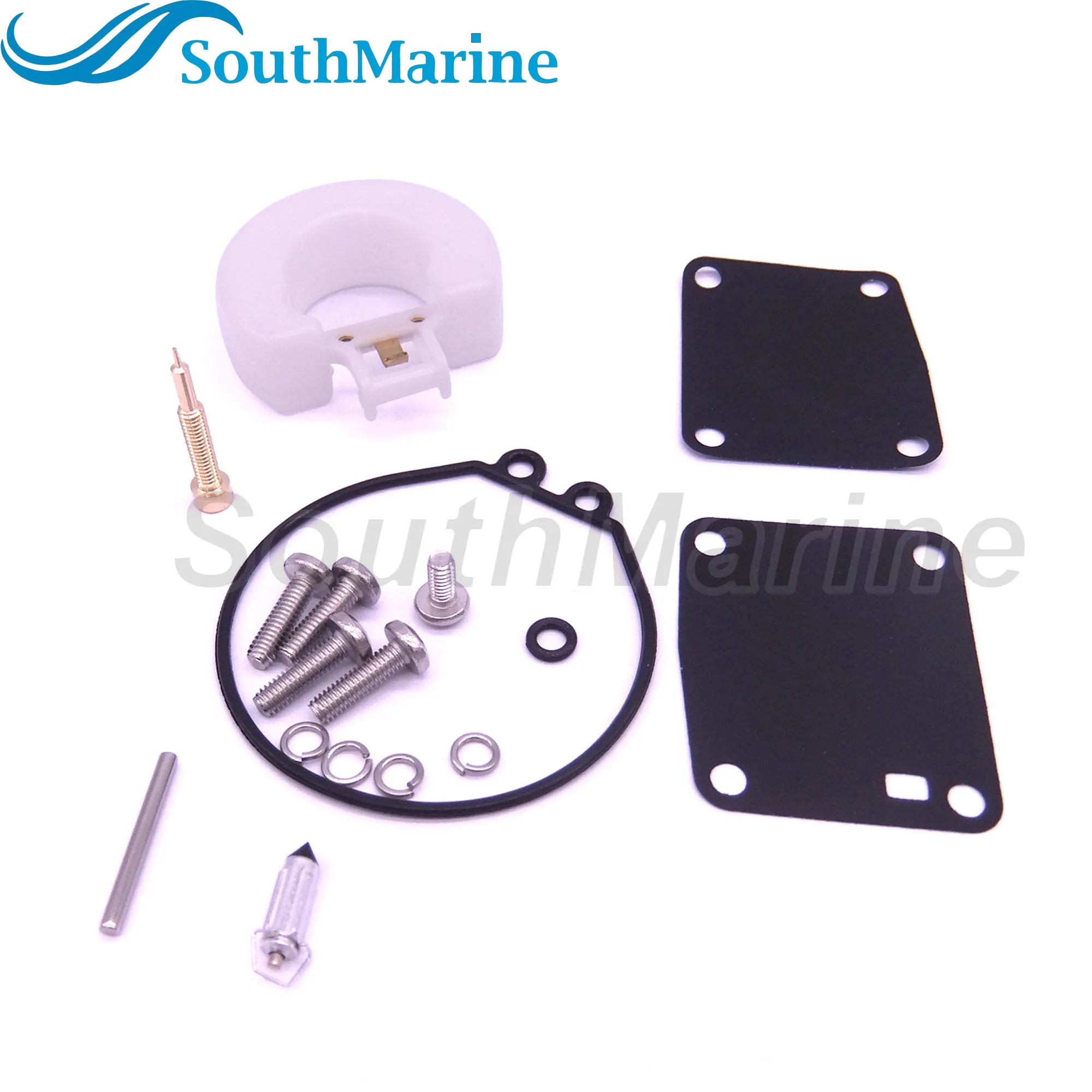 Kit de reparación de carburador de Motor de barco, 6G1-W0093-00-00 18-7765 para Yamaha 3HP 6HP 8HP 6CMH 6DMH 8CMH, Motor fueraborda