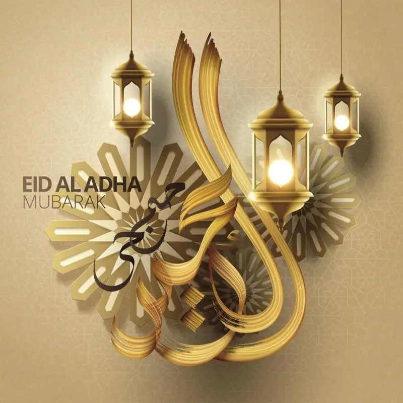 

Happy Eid Al Adha Mubarak Photography Backdrop Ramadan Festival Lantern Baby Portrait Photocall Backgrounds Photo Studio