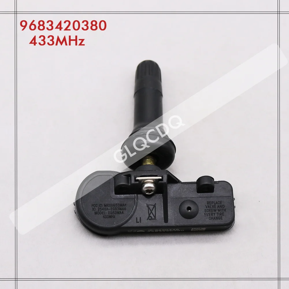 DO 2009-2013 PEUGEOT 5008 (0****) TPMS 433 MHz CZUJNIK CIŚNIENIA W OPONACH TPMS PEUGEOT CZUJNIK CIŚNIENIA POWIETRZA W OPONACH96834203809673860880