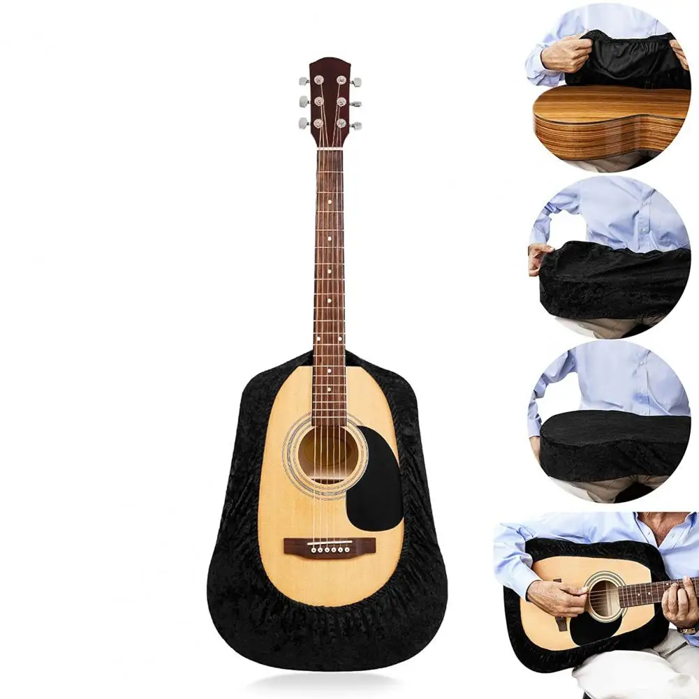 Copertura per chitarra in velluto nero copertura antipolvere custodia per chitarra custodia per chitarra adatta a tutti i tipi di acustica per