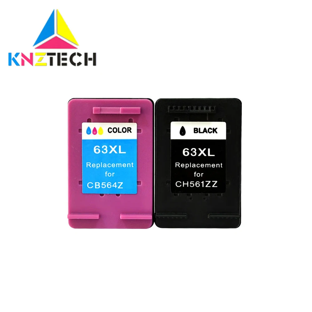 63XL Ink Cartridge compatible for hp63 63 xl Officejet 3833 5255 5258 4650 3830 for DeskJet 2130 1112 3632 Printer