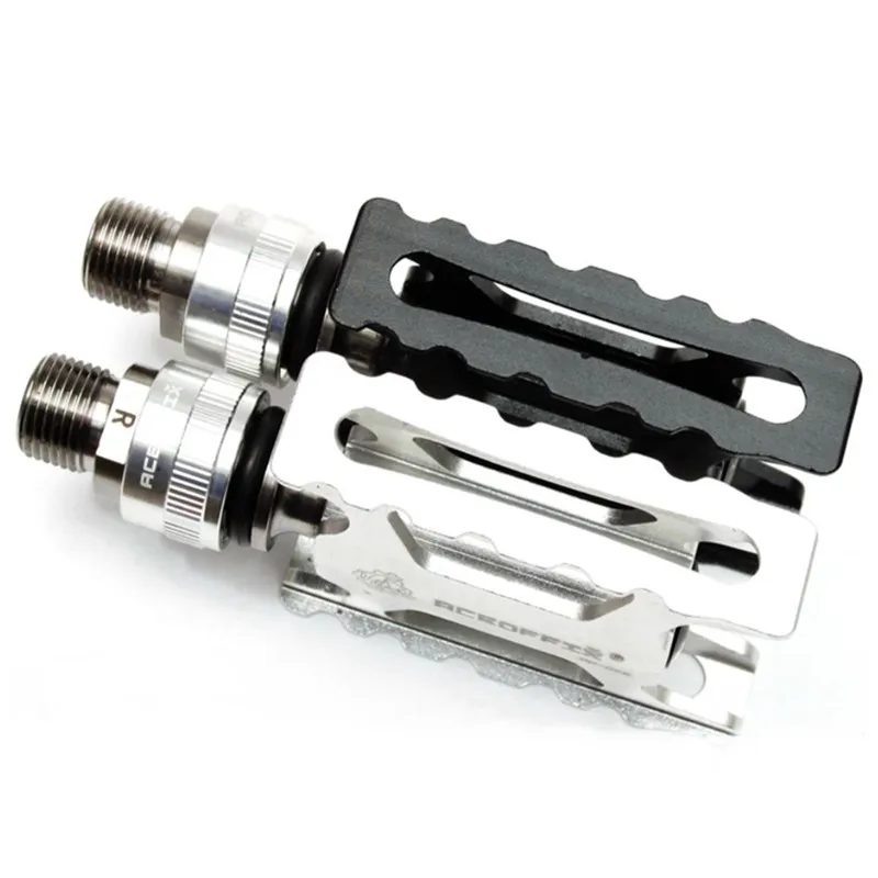 Aceoffix Ultra lightweight CNC Pedals with Full Titanium Axles with both side Quick Release