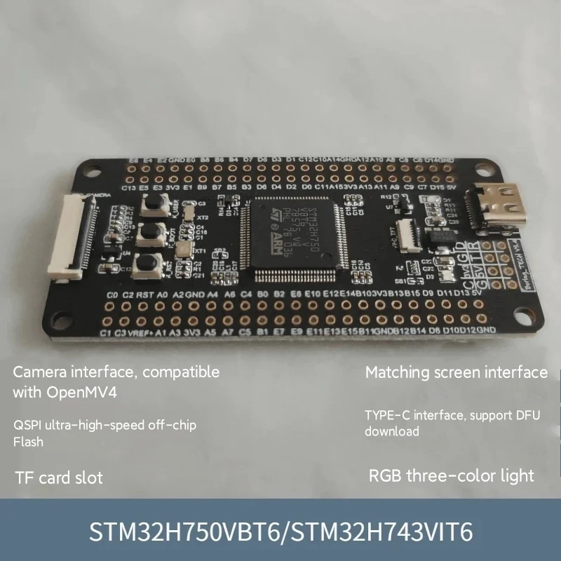 STM32H7 Development Board STM32H750VBT6 STM32H743VIT6 Core Board Minimum System Board