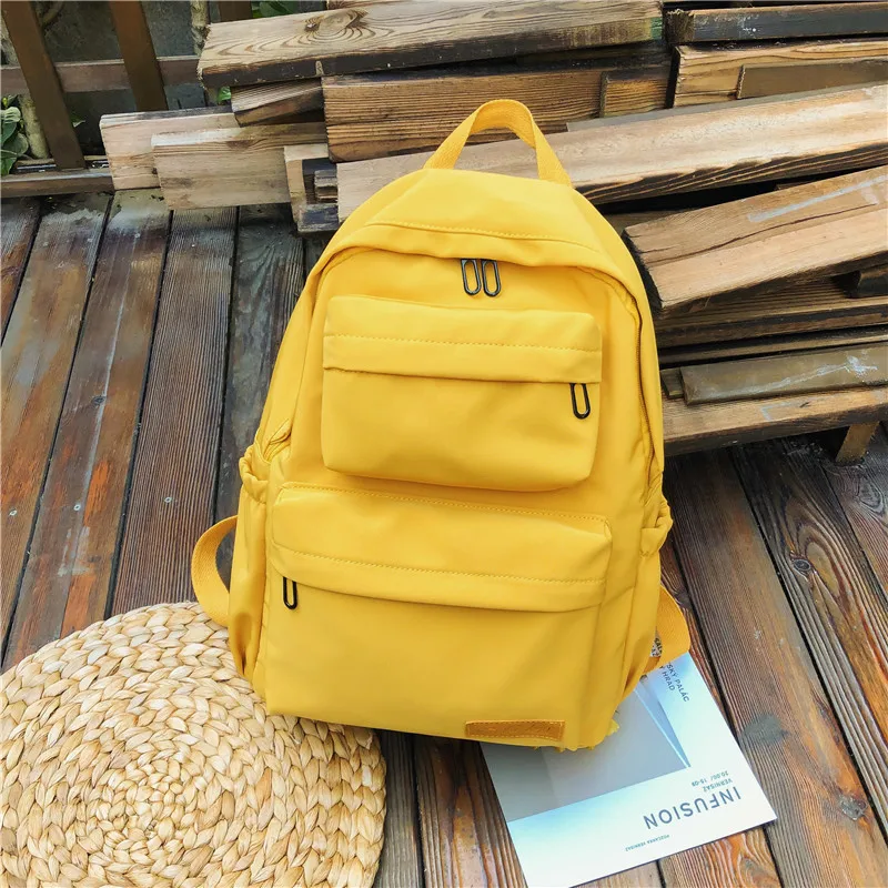 New Arrive 2024 Women Casual Nylon Backpack Large School Bags For Teenage Girls Waterproof Backpack Travel Bags Laptop Backpack